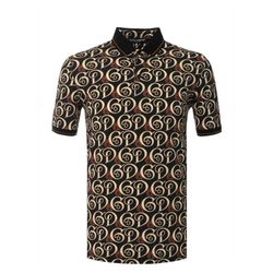 Áo Polo Nam Dolce & Gabbana D&G T-Shirt Họa Tiết Đen Chữ Vàng Size 44