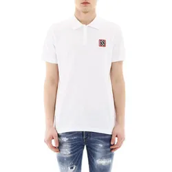 Áo Polo Dsquared2 T-Shirt D2 Logo Màu Trắng