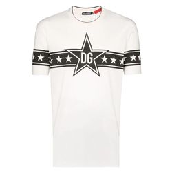 Áo Thun Nam Dolce & Gabbana D&G DG Star Logo T-Shirt Màu Trắng