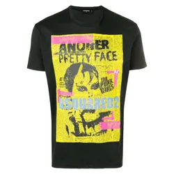 Áo Phông Dsquared2 Another Pretty Face T-Shirt Màu Đen Size XS