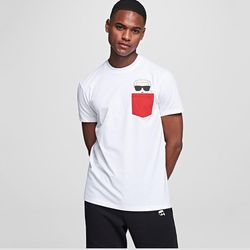 Áo Thun Karl Lagerfeld Pocket T-Shirt Màu Trắng