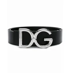 Thắt Lưng Dolce & Gabbana D&G Buckle Belt Bản 3,5cm Màu Đen Size 95