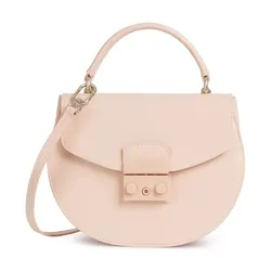Túi Đeo Chéo Furla Metropolis Top Handle S Nero Màu Hồng Nhạt