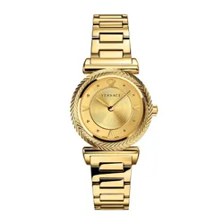 Đồng Hồ Nữ Versace V-Motif Gold Watch VERE00618 35mm Màu Vàng Gold