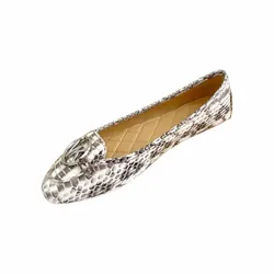 Giày Bệt Michael Kors MK Lillie Snakeskin Da Rắn
