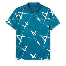 Áo Polo Lacoste Sport Manga Corta Hombre DH8490 Màu Xanh Cổ Vịt Size S