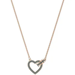 Dây Chuyền Nữ Swarovski Lovely Necklace Black Rose Gold-Plated 5465686 Màu Vàng Hồng