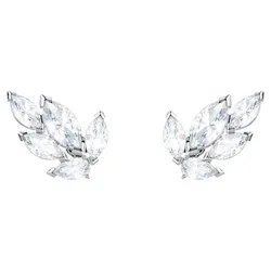 Khuyên Tai Nữ Swarovski Louison Stud Pierced Earrings White Rhodium Plated 5646728 Màu Trắng Bạc