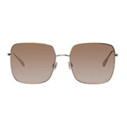Kính Mát Dior Silver & Brown DiorStellaire1 Sunglasses Màu Nâu