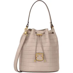 Túi Xách Furla Corona Dalia Croc Màu Be