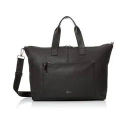 Túi Xách Lacoste Men’s Soft Matte Detachable Shoulder Strap Weekend Bag Màu Đen