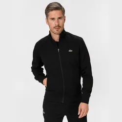 Áo Khoác Lacoste Sport Cotton Blend Fleece Zip Sweatshirt Màu Đen