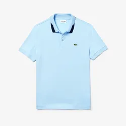 Áo Phông Lacoste Men's Short-Sleeve Regular Fit Unicolor Stretch Pima Màu Xanh Blue Size S