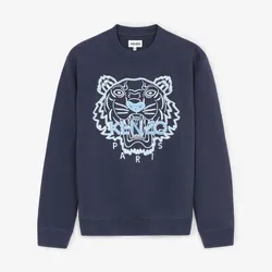 Áo Nỉ Kenzo Tiger Sweatshirt Màu Xanh Navy Size L
