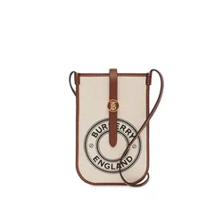 Túi Đeo Chéo Burberry Logo Graphic Crossbody Bag Màu Be Nâu