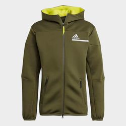 Áo Khoác Adidas ZNE hoodie Full-Zip Innovation Motion GP7839 Màu Xanh Size S