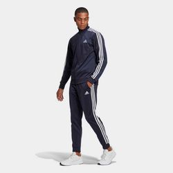 Bộ Thể Thao Adidas Primegreen Essentials 3-Stripes Track Suit GK9658 Màu Xanh Navy Size S