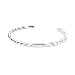 Vòng Đeo Tay I-D Pandora Signature Màu Bạc 599493C00 Size 16.5