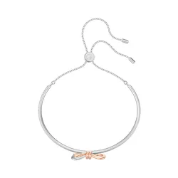 Vòng Đeo Tay Nữ Swarovski Lifelong Bow Bileklik Beyaz Karısık Metal 5447079 Màu Bạc