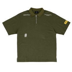 Áo Polo Beentrill G-Line Overfit Pique Collar T-Shirt Màu Xanh Rêu Size S
