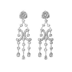 Khuyên Tai Piaget White Gold Diamond Earrings G38U0064 Vàng Trắng