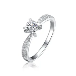 Nhẫn Meez White Tulip Ring Vàng Trắng