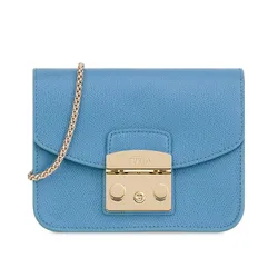 Túi Đeo Chéo Furla Metropolis Mini Crossbody Veronica E Màu Xanh Dương