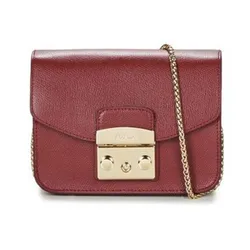 Túi Đeo Chéo Furla Metropolis Mini Shoulder Bag Màu Đỏ Cherry Ciliegia