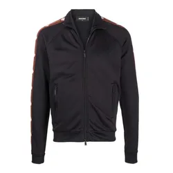 Áo Khoác Dsquared2 Logo Zipped Bomber Jacket Màu Đen Size XS