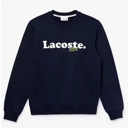 Áo Nỉ Lacoste Sudadera Sport Con Logo Azul Marino Màu Xanh Navy Size M