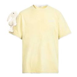 Áo Phông 13 De Marzo Short Sleeve Plush Rabbit Tee Tender Yellow