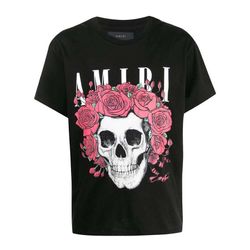 Áo Phông Amiri Grateful Dead Skull-print Cotton T-shirt Màu Đen