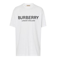 Áo Phông Burberry Logo Print T-Shirt Màu Trắng