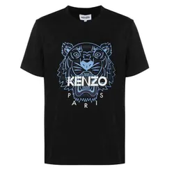 Áo Phông Kenzo Tiger Motif Logo-Print T-Shirt Màu Đen Size M