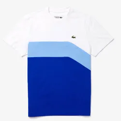 Áo Phông Lacoste Sport Ultra-Light Colourblock Cotton Tennis T-shirt White / Blue