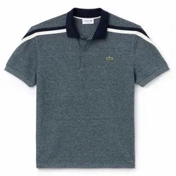 Áo Phông Men's Lacoste Regular Fit Cotton Pique Polo Xanh Tối Size S