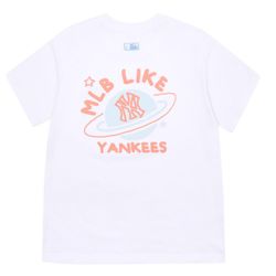Áo Phông MLB Like Planet Short Sleeve T-Shirt La Dodgers White Màu Trắng