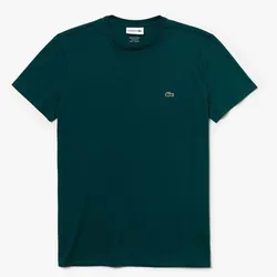 Áo Phông Nam Lacoste Men's Crew Neck Pima Cotton Jersey T-shirt Màu Rêu 