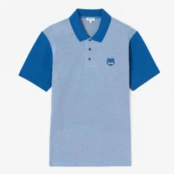 Áo Polo Kenzo Fitted Tiger Polo Shirt Màu Xanh Blue