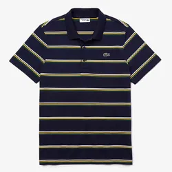 Áo Polo Lacoste Sport Contrast Stripe YH1492-51-DEY Màu Xanh Navy Size S