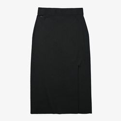 Chân Váy Len Lacoste Women's Live Slit-Front Knit Skirt Màu Đen Size 36