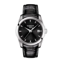Đồng Hồ Nữ Tissot T-Classic Couturier Quartz Black Dial Ladies Watch T035.210.16.051.01 Màu Đen Bạc