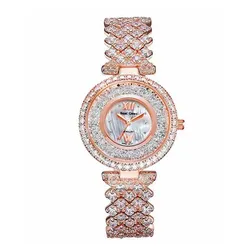 Đồng Hồ Nữ Royal Crown Tone Rose 2606T Màu Vàng Hồng