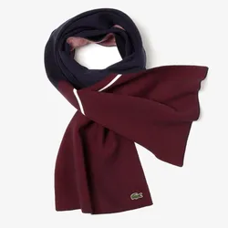 Khăn Lacoste Cotton Blend Jacquard Scarf-Red RE8616-1FX Màu Đỏ