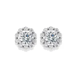 Khuyên Tai Jemmia Diamond Moissanite 14K BT2021102349 Vàng Trắng (Giá Chưa Bao Gồm Đá Chủ)