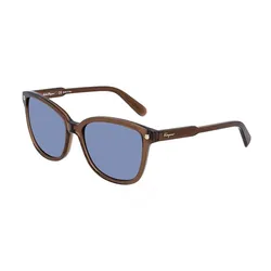 Kính Mát Salvatore Ferragamo Blue Square Sunglasses SF815S 210 56