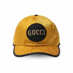 Mũ Gucci Baseball Caps From Sustainable Nylon Màu Vàng