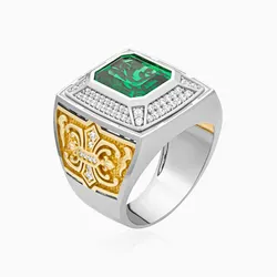 Nhẫn Lộc Phúc Fine Jewelry M1B.VMR0013R Vàng Trắng Đính Kim Cương