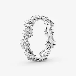 Nhẫn Pandora Moments Đính Đá Cubic Zirconia Trong Suốt Màu Bạc Size 52