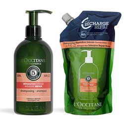 Set Dầu Gội L'Occitane Intensive Repair Shampoo & Eco-Refill